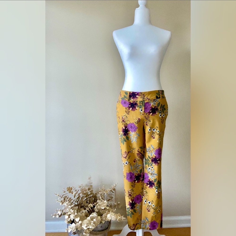 JL Jules & Leopold Spring Floral Trousers (with stretchy give ☺️) Size M